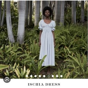 DÔEN Ischia Dress Seaglass Blue Size XL NWT
